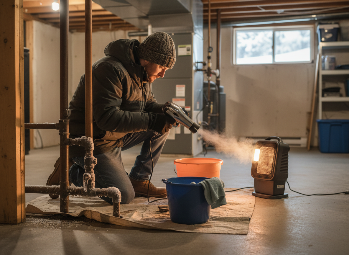 How to Thaw Frozen Pipes Safely in Boise Winters
