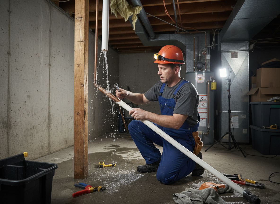 Burst Pipe Repair in Boise